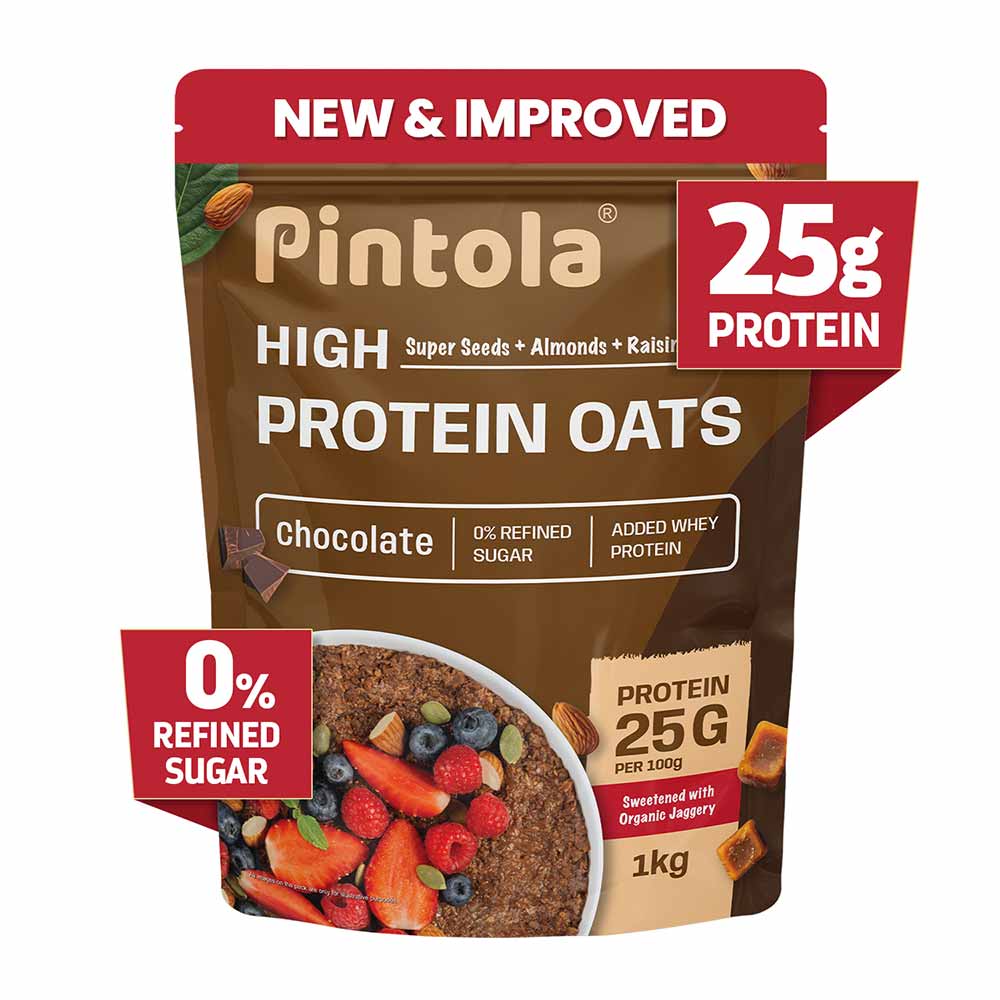 Pintola High Protein Oats, 1 kg, Dark Chocolate